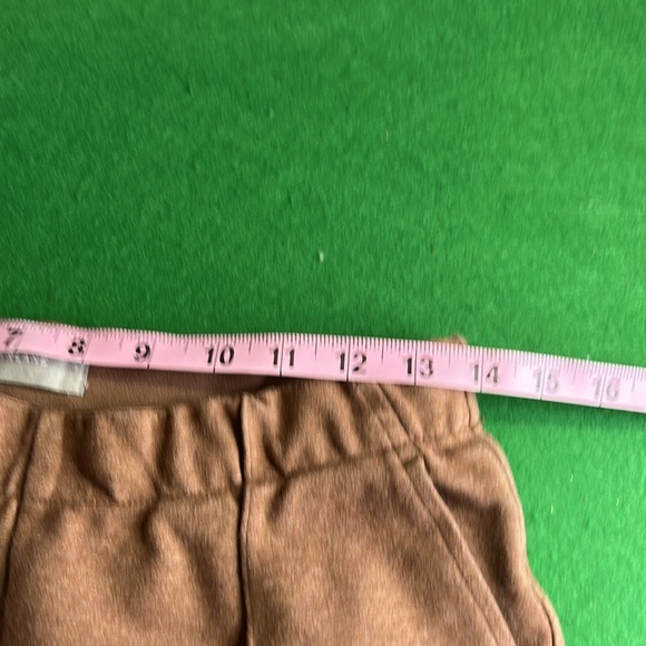 EVERLANE THE DREAM PLEATED KNIT CROP HEATHERED  AUBURN PANT SZ S - Picture 11 of 15